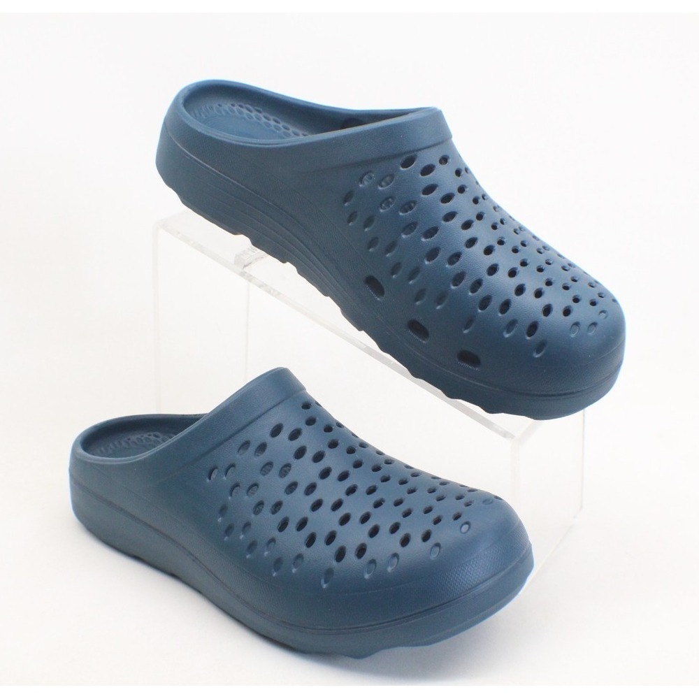 Revitalign Fusion Vitality Blue Orthotic Recovery Clogs Perforated Women's 9